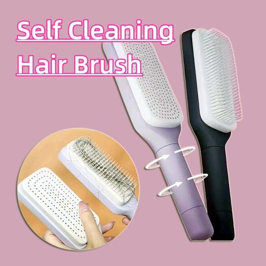 4 In 1 Self Cleaning Hair Brush