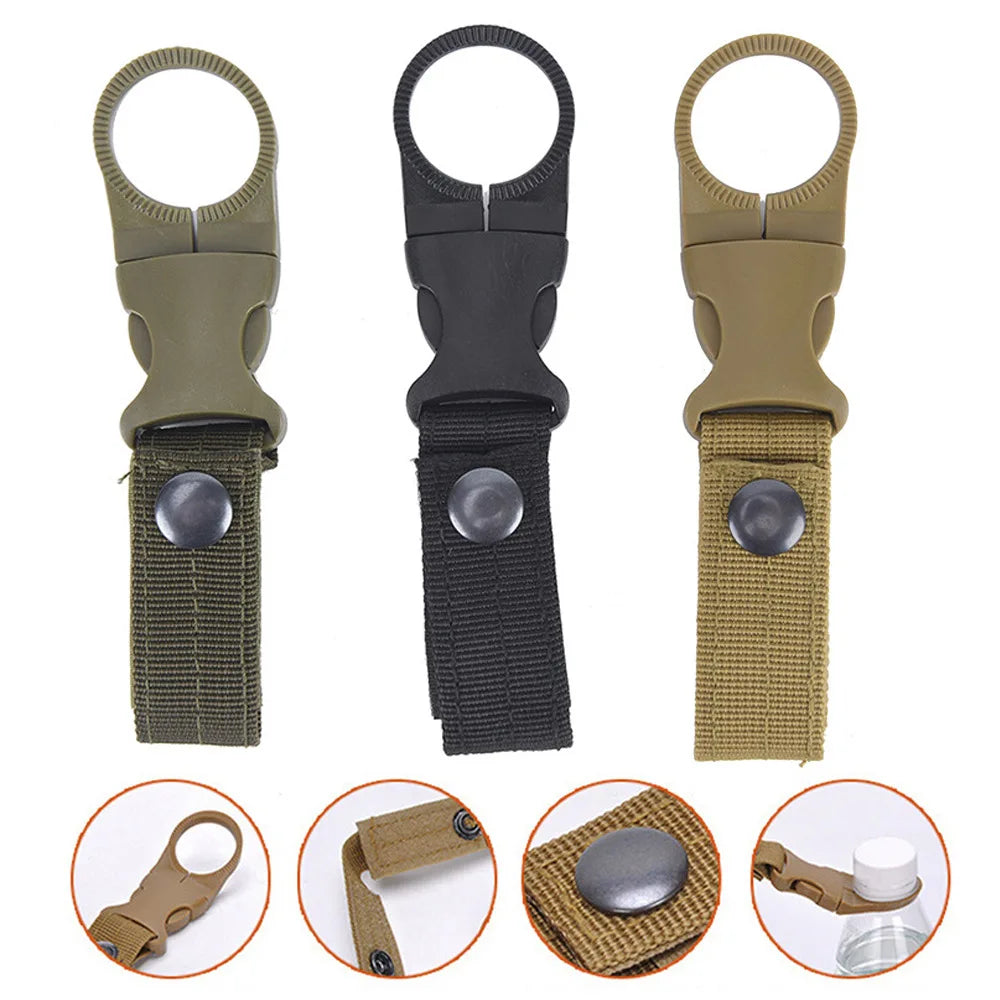 Water Bottle Hanger Holder Outdoor Camping Hiking Climbing Accessories