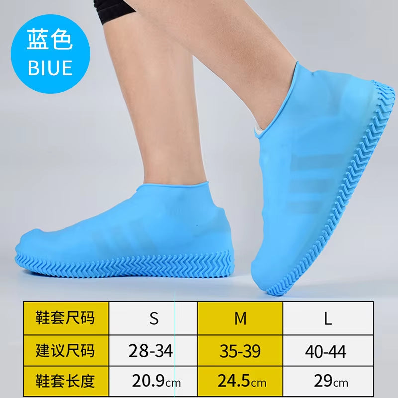 High Quality Boot Cover Rainy Season Waterproof Shoe Cover Men'S and Women'S Silicone Shoe Covers Foot Cover Shoe Protector Case