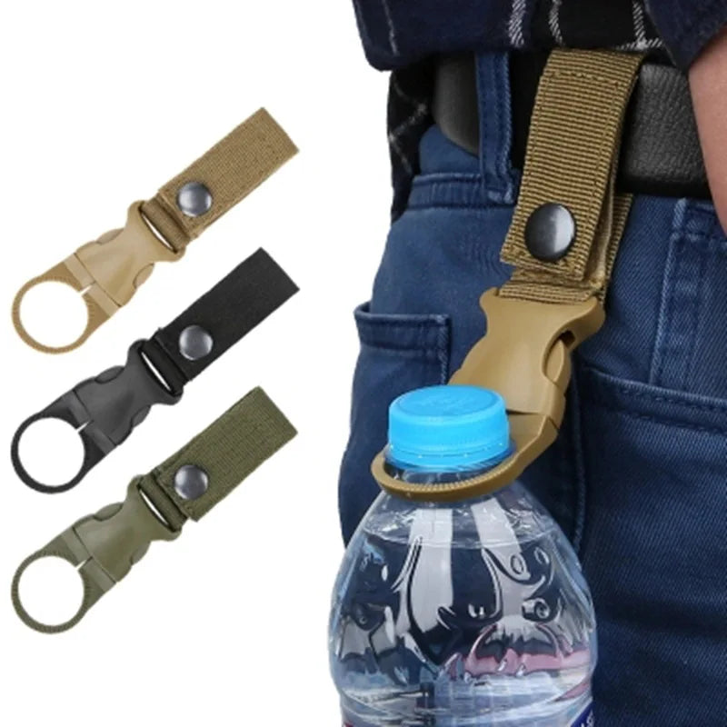 Water Bottle Hanger Holder Outdoor Camping Hiking Climbing Accessories