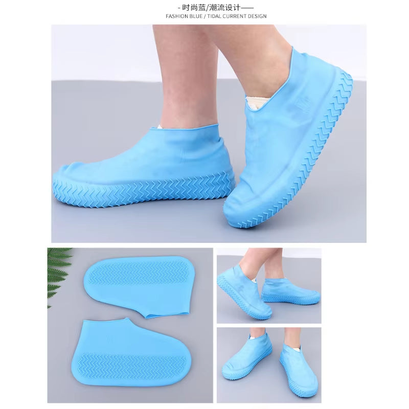 High Quality Boot Cover Rainy Season Waterproof Shoe Cover Men'S and Women'S Silicone Shoe Covers Foot Cover Shoe Protector Case